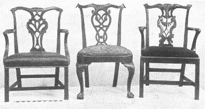 CHIPPENDALE CHAIRS