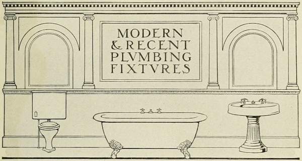 MODERN & RECENT PLVMBING FIXTVRES